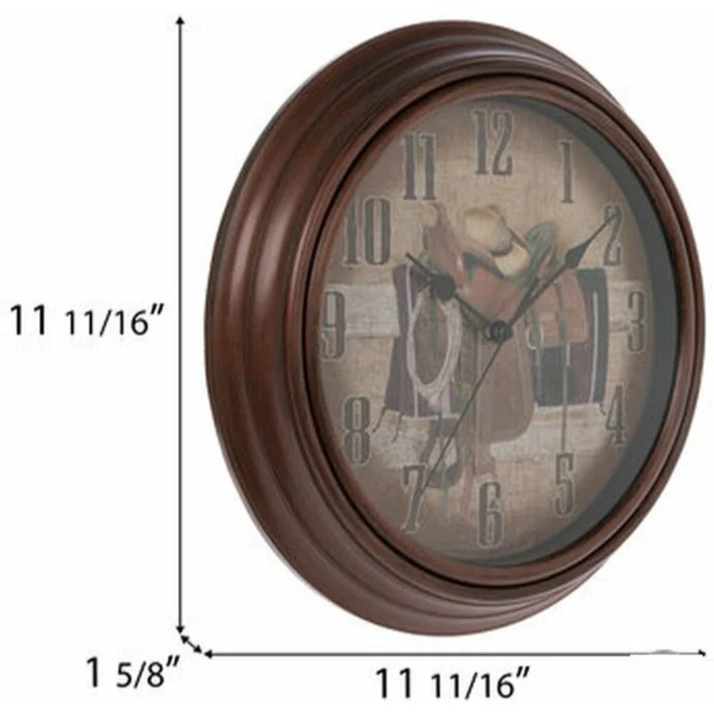 Kitchen Plastic Decorative Wall Clock, approx. 12